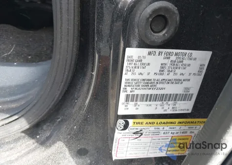 2015 Ford Expedition Xlt из США, поврежденный, VIN 1FMJU1HT9FEF23201